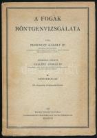 1937 Ferenczy Károly Dr.: A fogak röntgenvizsgálata. II. Röntgenatlasz. 160 röntgenkép fényképmásolatával.