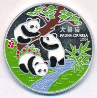 Észak-Korea 2004. 2W Ag Ázsia faunája - Pandák hátlap multicolor T:1-(PP) North Korea 2004. 2 Won Ag Fauna of Asia - Pandas reverse multicolor C:AU(PP)