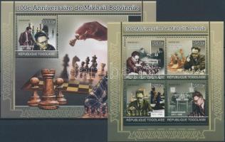 2011 100 éve született Mihail Botvinnik, sakkozó kisív Mi 3914-39117 + blokk Mi 593