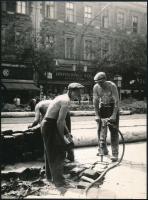 cca 1973 Budapesti képek, Zsigri Oszkár (1933-?) budapesti fotóművész hagyatékából 3 db vintage fény...