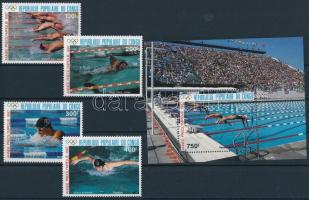 Olympics, swimming set + block, Olimpia, úszás sor + blokk