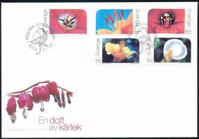 Greeting Stamp stamp-booklet sheet on FDC, Üdvözlőbélyeg bélyegfüzetlap FDC-n