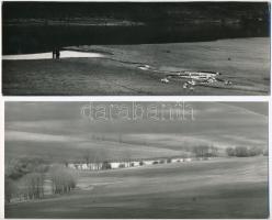 cca 1972 Zsigri Oszkár (1933-?) budapesti fotóművész hagyatékából 3 db vintage fénykép, az egyik fel...