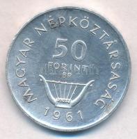 1961. 50Ft Ag "Liszt" T:2 kis patina, karc
Adamo EM8
