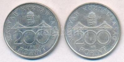 1994. 200Ft Ag "Deák" (2x) T:2