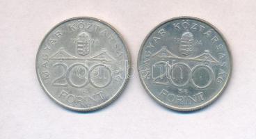 1994. 200Ft Ag "Deák" (2x) T:2