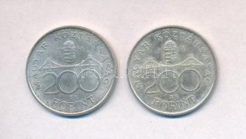 1994. 200Ft Ag "Deák" (2x) T:2