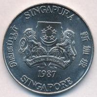 Szingapúr 1987. 10$ Ni "Nyúl éve" T:1
Singapore 1987. 10 Dollars Ni "Year of the Rab...