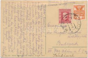 Gölnicbánya, Gelnica, Bergstadt Gölnitz; látkép. Feitzinger Ede No. 729. / general view (gyűrődés / ...