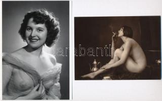 cca 1929 Demeter Károly (1892-1983) budapesti fényképész hagyatékában őrzött 4 db vintage negatívról...