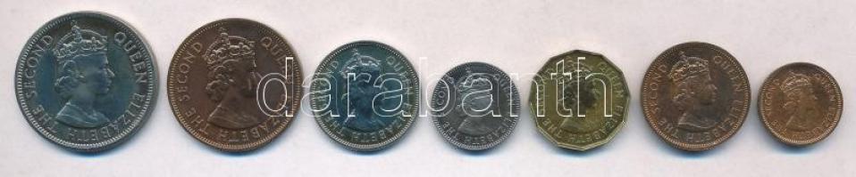 Seychelle-szigetek 1969. 1c-1R (7xklf) forgalmi sor T:1-(PP),1-
Seychelles 1969. 1 Cent - 1 Rupee (...