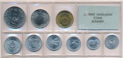 1978. 2f-10Ft (9xklf) érmés forgalmi sor fóliatokban T:1 Adamo FO11