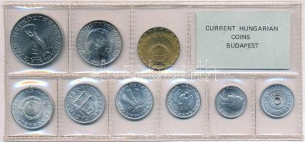 1981. 2f-10Ft (9xklf) érmés forgalmi sor fóliatokban T:1 Adamo FO14