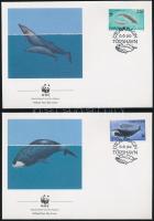 WWF set 4 FDC WWF sor 4 FDC-n