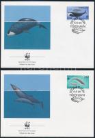 WWf set on 4 FDC WWF sor 4 FDC-n