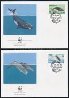 WWf set on 4 FDC WWF sor 4 FDC-n