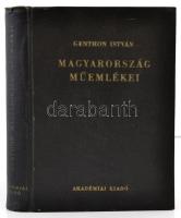 Magyarország műemlékei. Összeállította: Genthon István. Bp., 1951, Akadémiai. Kiadói egészvászon-kötésben.