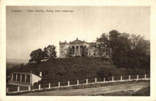 Losonc, Lucenec; Tibor kastély, Hubay Jenő tulajdona. Redlinger kiadása / castle