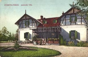 Stubnyafürdő, Turcianske Teplice; Jeszenszky villa / villa (sérült sarok / damaged corner)