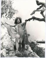 cca 1971 Borzaskával fent a csúcson, 3 db szolidan erotikus vintage fénykép, 23,5x17 cm  / 3 erotic ...