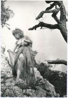 cca 1971 Borzaskával fent a csúcson, 3 db szolidan erotikus vintage fénykép, 23,5x17 cm  / 3 erotic ...