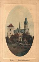 Kassa, Kosice - 3 db régi városképes lap: Dóm, Szabadság tér, Szent Mihály kápolna / 3 pre-1945 town-view postcards: cathedral, square, chapel