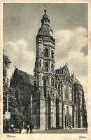 Kassa, Kosice - 4 db régi városképes lap: Dóm, Szent Mihály kápolna / 4 pre-1945 town-view postcards...