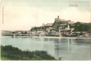Trencsén, Trencín - 3 db régi városképes lap / 3 pre-1945 town-view postcards