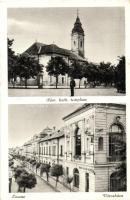 Losonc, Lucenec - 2 db régi városképes lap / 2 pre-1945 town-view postcards