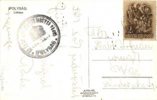 Ipolyság, Sahy - 3 db régi városképes lap / 3 pre-1945 town-view postcards + 1938 Az első visszatért...