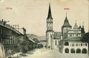 Lőcse, Levoca - 6 db régi városképes lap, közte W. L. Bp. 2833. / 6 pre-1945 town-view postcards