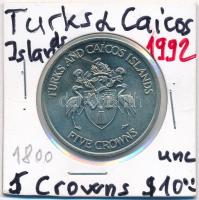 Turks- és Caicos-szigetek 1992. 5C Cu-Ni "Olimpia" T:1-,2 
Turks & Caicos Islands 199...
