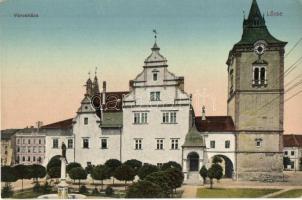 Lőcse, Levoca - 3 db régi városképes lap / 3 pre-1945 town-view postcards