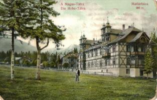 Tátra, Magas Tátra - 4 db régi városképes lap / 4 pre-1945 town-view postcards