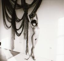 cca 1978 Szolidan erotikus felvételek tétele, 13 db vintage negatív, 6x6 cm