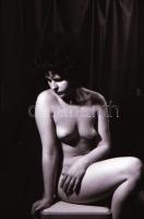 cca 1974 Aktfotós tanulmányok, Vincze János (1922-1998) kecskeméti fotóművész hagyatékából 35 db vin...