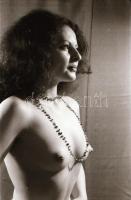 cca 1974 Aktfotós tanulmányok, Vincze János (1922-1998) kecskeméti fotóművész hagyatékából 35 db vin...