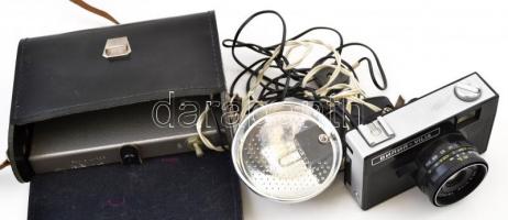 Belomo Vilia fényképezőgép Triplet 69-3 4/40 objektívvel, eredeti tokjában + Csajka orosz gyártmányú...