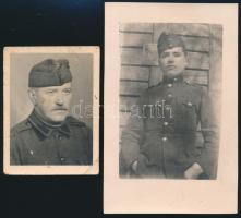 cca 1930-1945 8 db különféle katonai fotó, egy részük hátulján feliratozva, különböző méretben