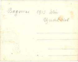 1915 Bagomér csavaros vontató gőzhajó Újvidék előtt télen a fagyott Dunán / Hungarian screw tug stea...