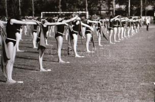 cca 1978-1983 Kecskeméti tornaünnepély, Széchenyi szobor avatás, használt cikk piac, felvétel soroza...