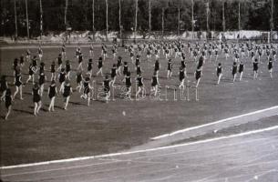 cca 1978-1983 Kecskeméti tornaünnepély, Széchenyi szobor avatás, használt cikk piac, felvétel soroza...
