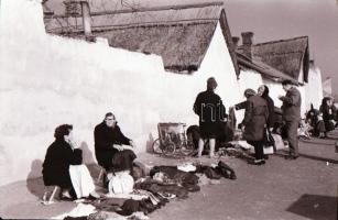 cca 1978-1983 Kecskeméti tornaünnepély, Széchenyi szobor avatás, használt cikk piac, felvétel soroza...