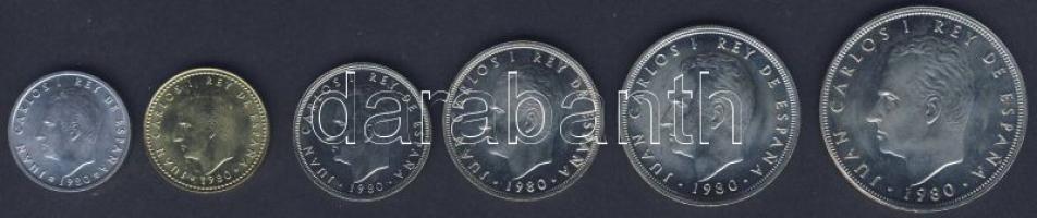 Spanyolország 1982. 50c, 1P, 5P, 25P, 50P, 100P "Labdarúgó VB" sor T:1/2,2