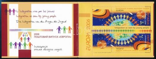 Europa CEPT: Integráció bélyegfüzet, Europe CEPT: Integration stamp booklet