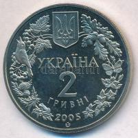 Ukrajna 2001. 2H Cu-Ni-Zn "Vakondpatkány" T:1
Ukraine 2001. 2 Hryvni "Sandy Mole Rat...