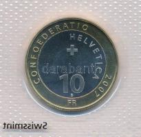 Svájc 2010. 10Fr Cu-Ni/Al-Br bimetál "Kőszáli kecske" T:1
Switzerland 2010. 10 Francs Cu-...