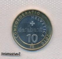 Svájc 2010. 10Fr Cu-Ni/Al-Br bimetál "Mormota" T:1
Switzerland 2010. 10 Francs Cu-Ni/Al-B...