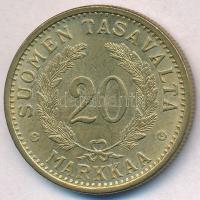 Finnország 1939S 20M Al-Br T:2 Finland 1939S 20 Markaa Al-Br C:XF Krause KM#32