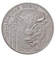 Fehéroroszország 2001. 20R Ag Európai bölény T:PP Belarus 2001. 20 Rubles Ag European bison C:PP Krause KM#46